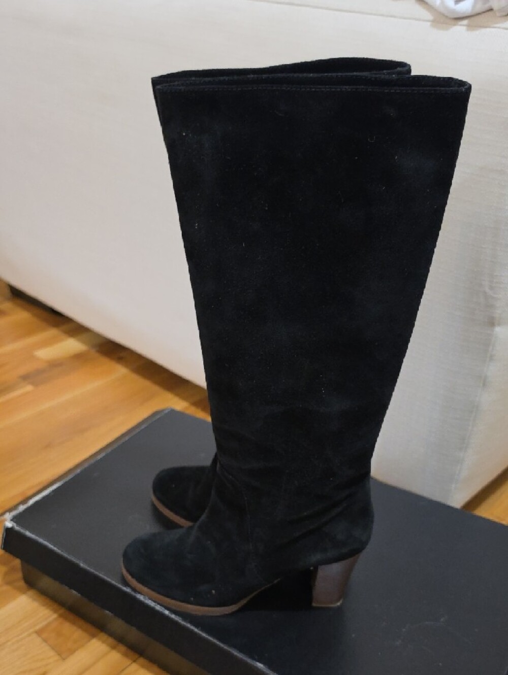 J. Crew Black Suede Over-the-Knee Boots - Picture 2 of 3